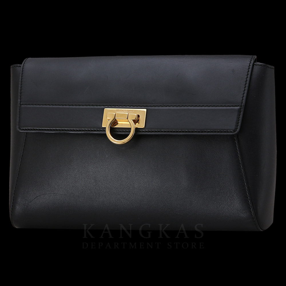 FERRAGAMO(USED)페레가모 간치니 버클 플랩 숄더백